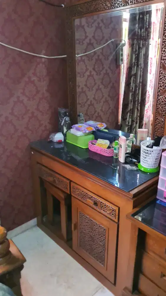 Meja Rias Kayu Jati Permium Murah