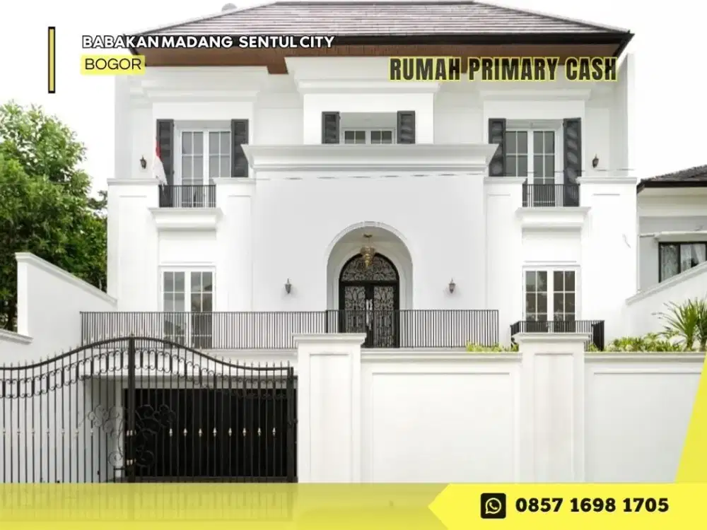 Jual Rumah Classic Mewah 3LT Strategis Full Marmer di Sentul City Bogor