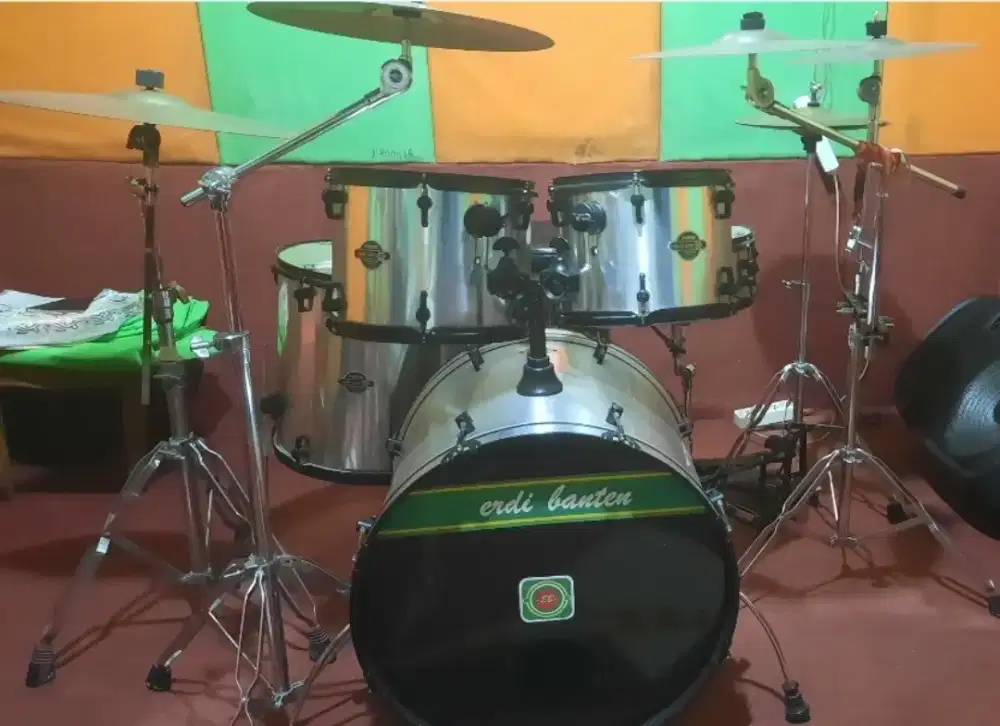 Dijual Drum Set Sonor + Cymbals