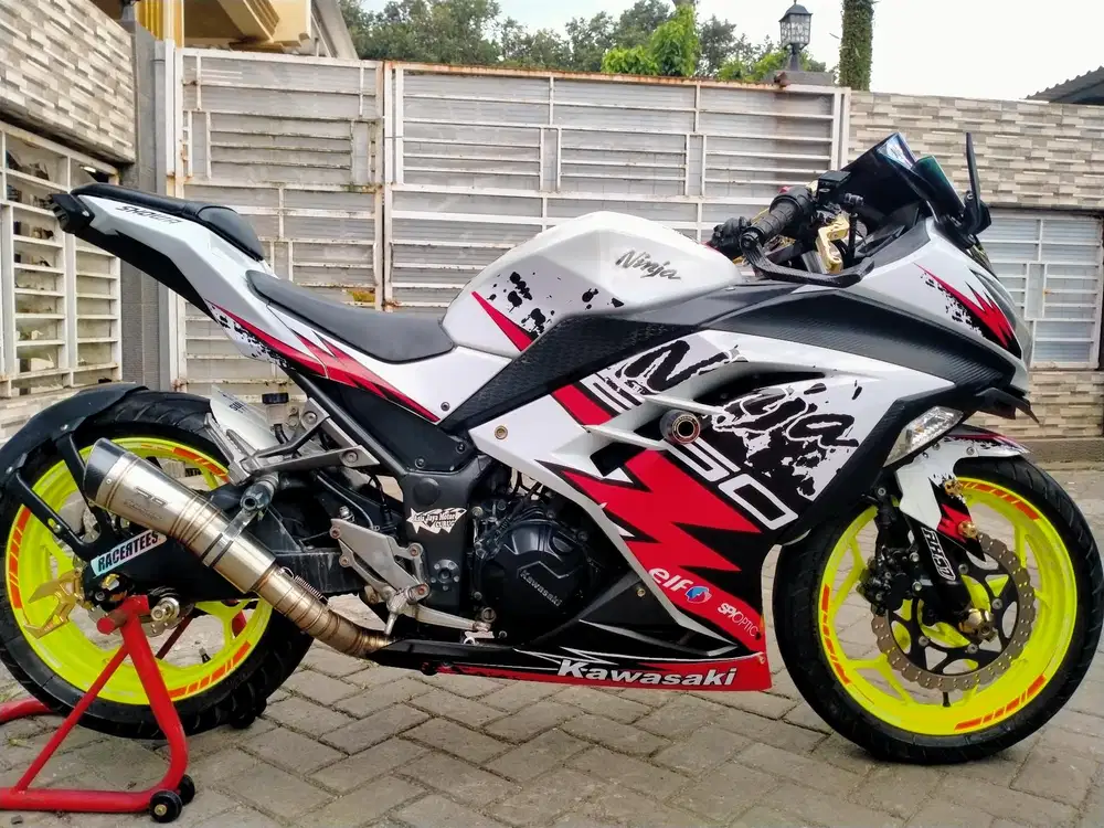 Kawasaki Ninja 2 cylinder 250cc pajak hidup mesin segel siap pakai