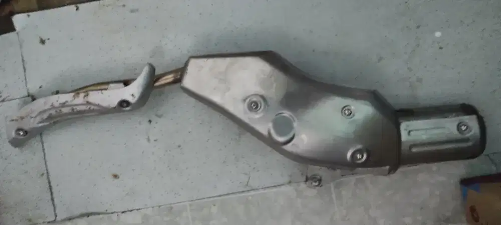 knalpot kenalpot KLX L original knalpot standar ORI KLX 150 tipe L