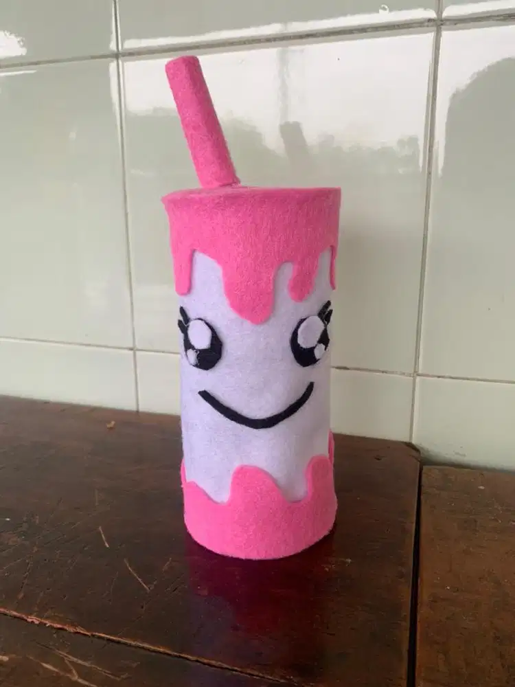 Celengan Susu dengan kain fanel