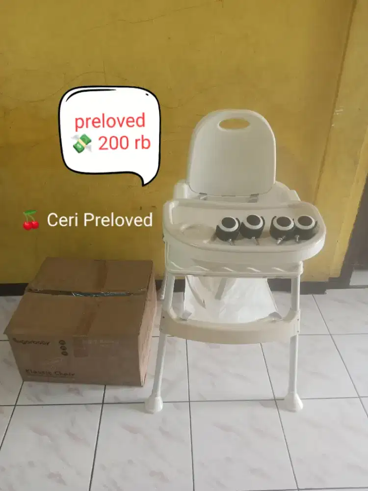 Kursi makan bayi baby chair sugarbaby