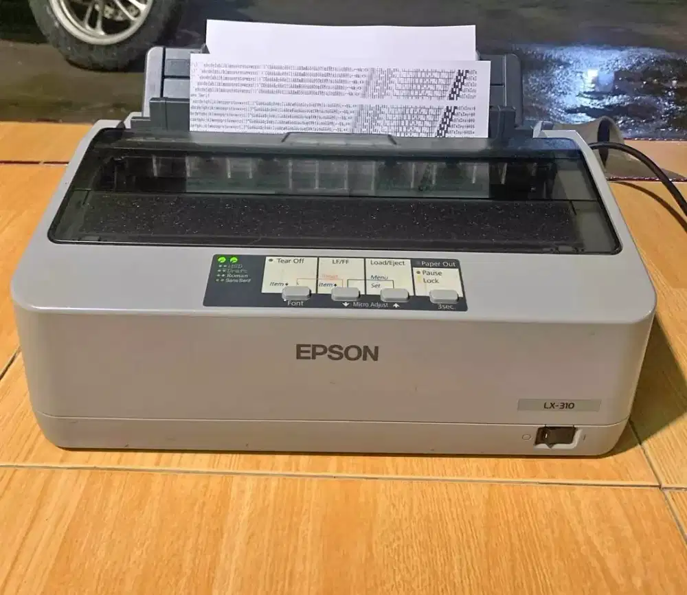 JUAL PRINTER EPSON DOT MATRIX LX 310 CONTINUOUS FORM DAN GARANSI.