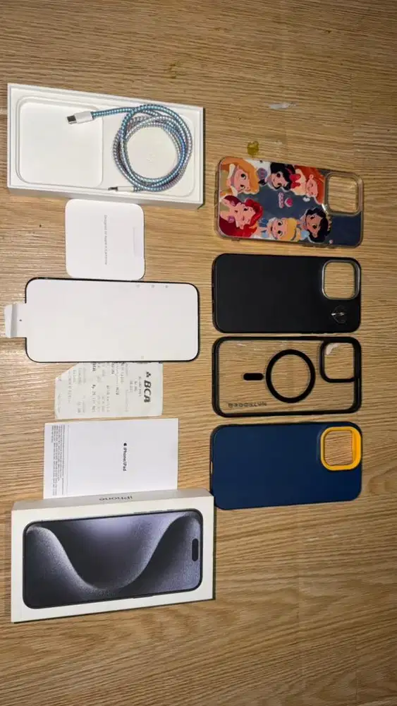 DIJUAL IPHONE 15 PRO MAX RESMI IBOX BLUE TITANIUM - FULLSET ORIGINAL