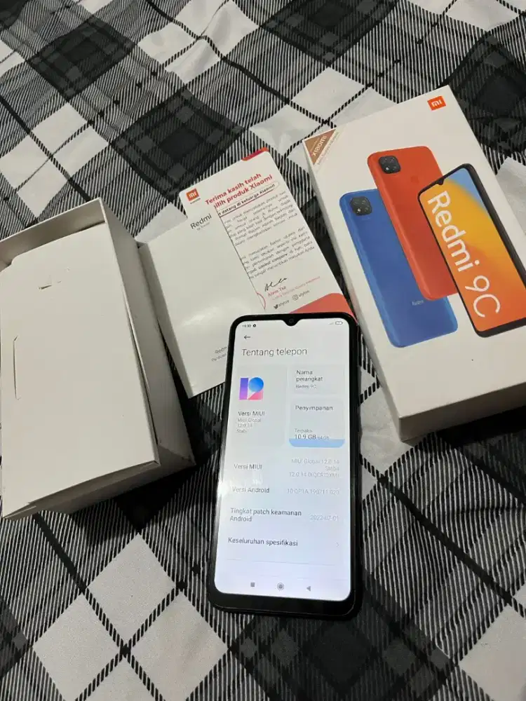 Xiaomi Redmi 9C 4/64 fullset mulus