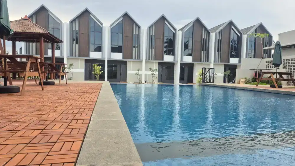 Rumah siap huni 10jt all in, fasilitas kolam renang Karawaci tangerang