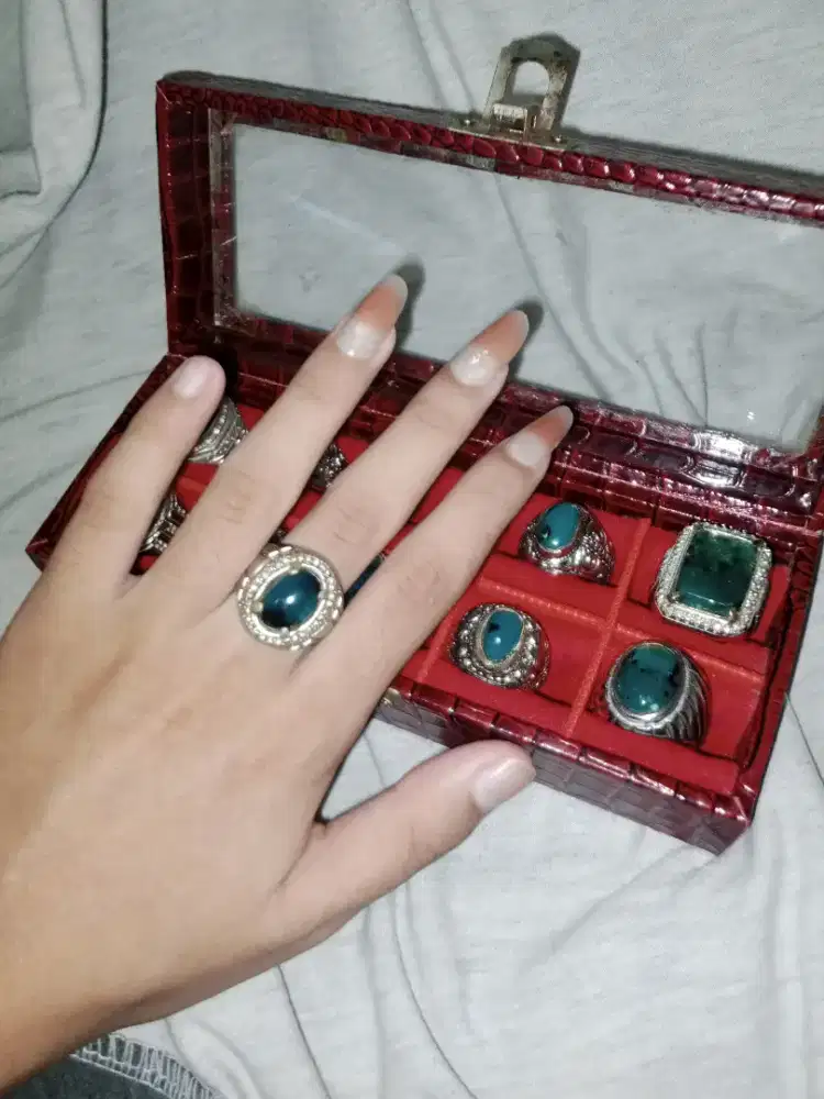 Cincin Batu Akik + Paket Aksesoris Eksklusif