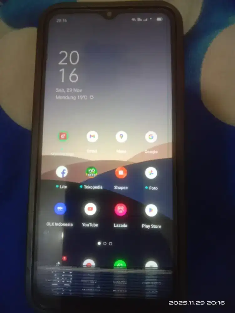 Jual-cpt(BU):Oppo A15s ram.6/128 Ori Batangan,Minus Lcd bergaris doang