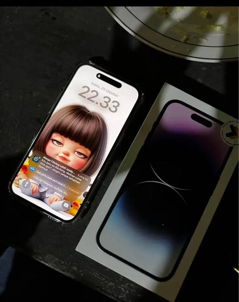 iPhone 14 Pro Resmi Ibox 128GB Fullset Mulus