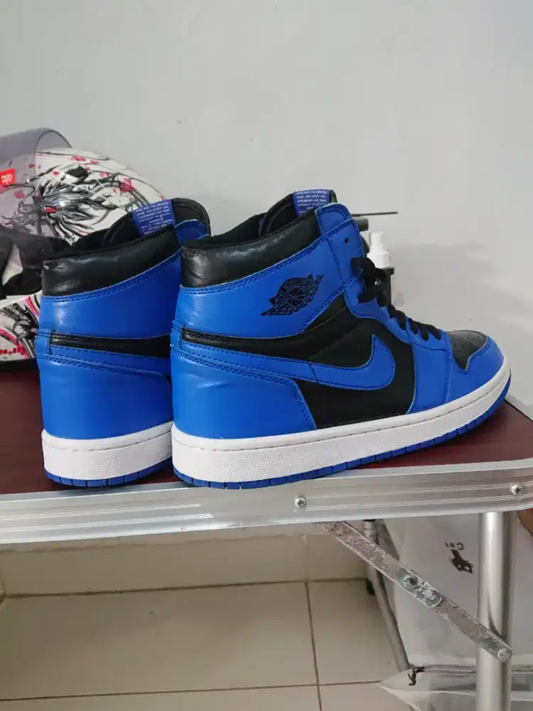 Nike air Jordan high blue hitam