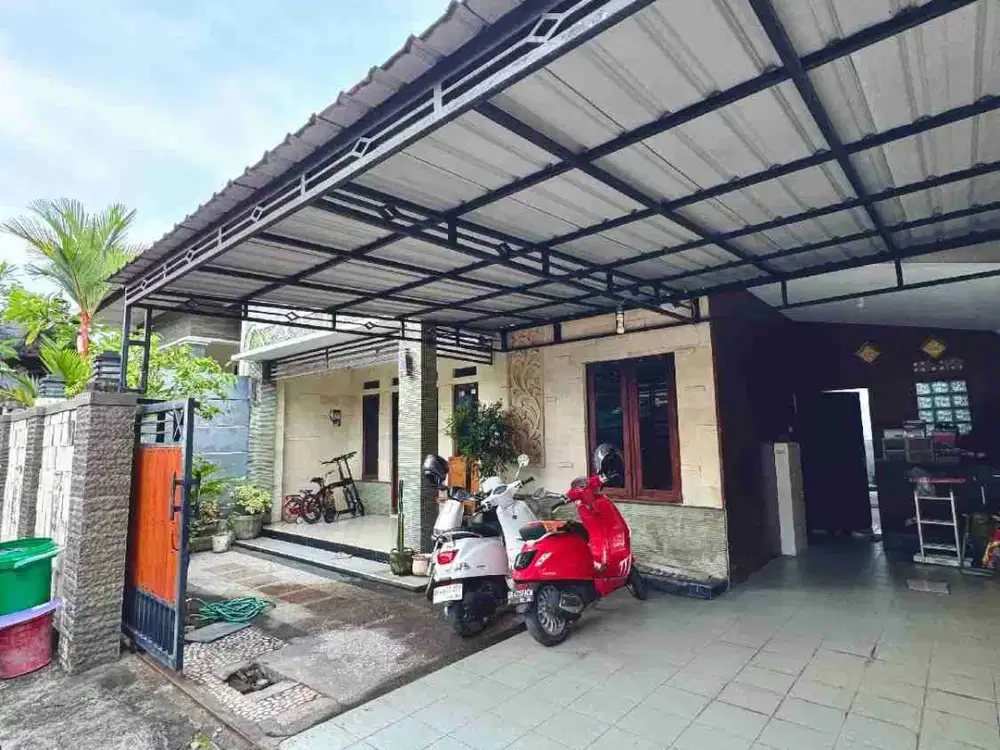 Sale rumah cantik 167m2 strategis lingk perum sidekarya akses jl5mtr