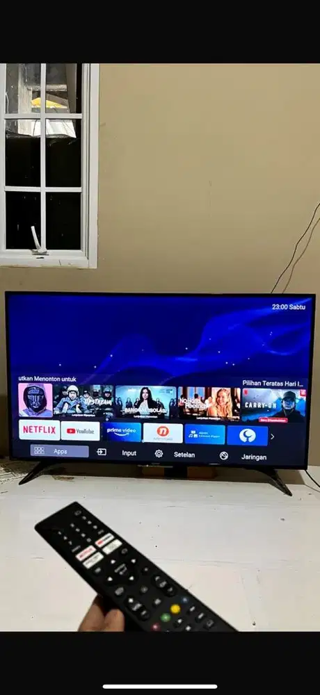 SHARP LED TV 50inch sudah bisa NETFLIx