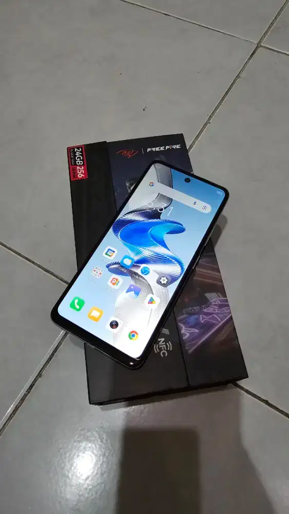 Itel RS4 ram 12g rom 256gb normal lengkap