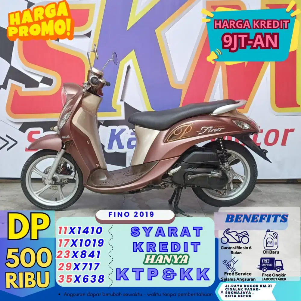 (DP 500 free pajak kaleng hidup) fino 2020 cash credt