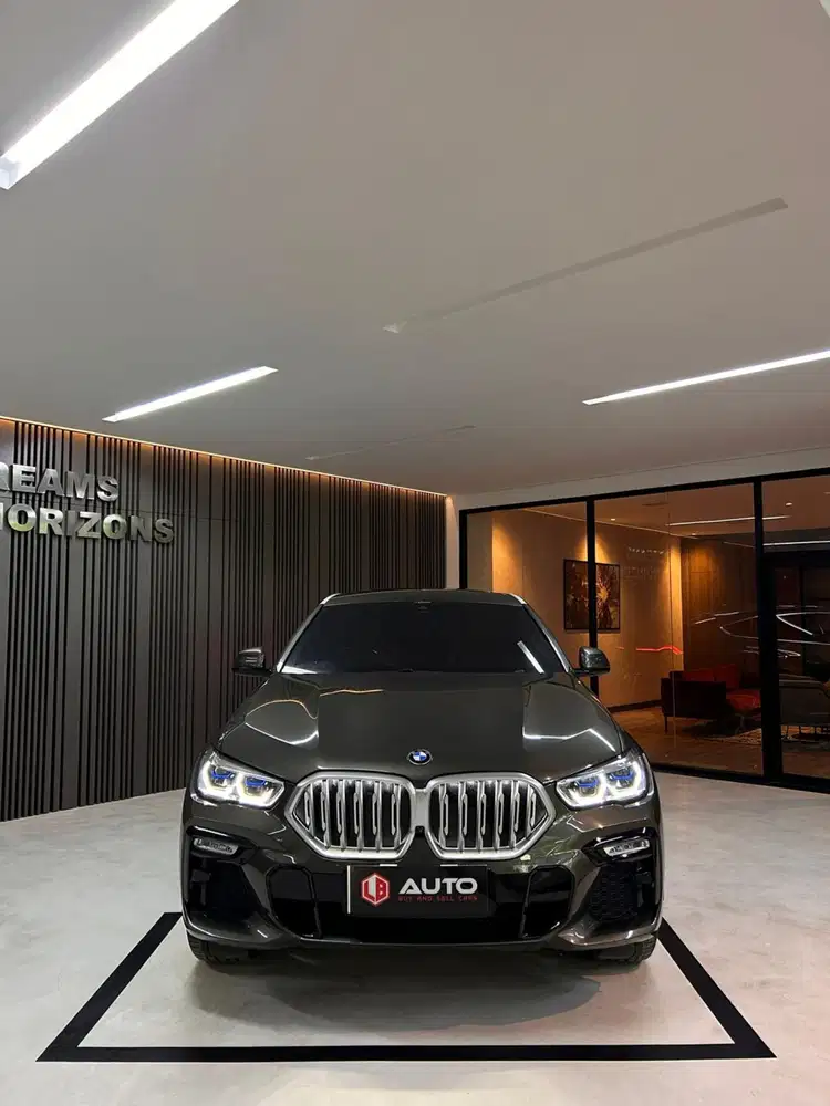 BMW X6 XDrive 40i M-Sport AT 2022 Coklat Met Nik 2021 Km21rb B2977ZBC