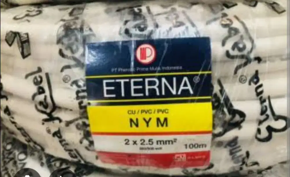 Kabel 2x2,5 eterna 100m