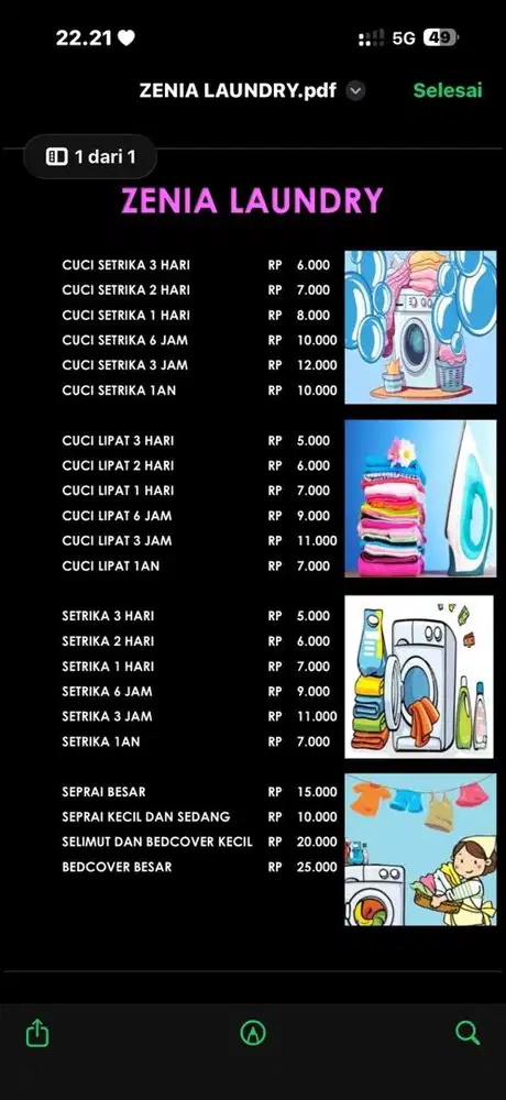 Lowongan kerja laundry