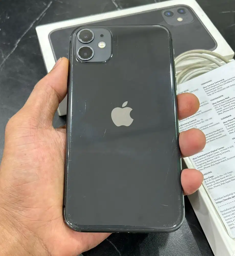 Iphone 11 64gb Ibox black normal fullset