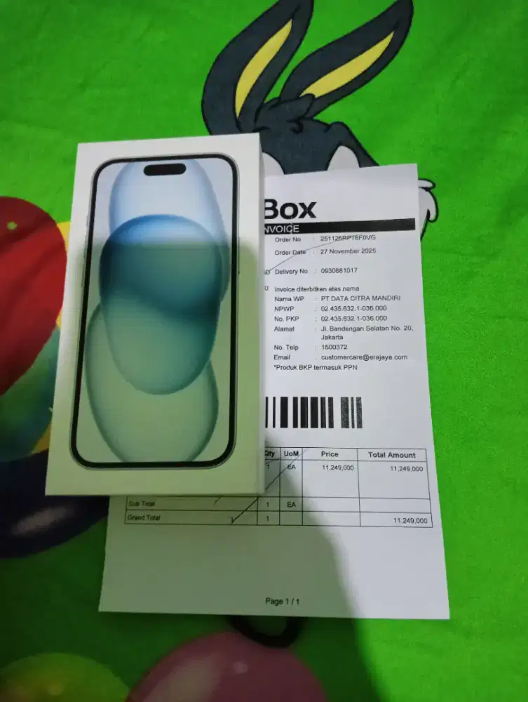 Iphone 15 128gb new segel iBox.