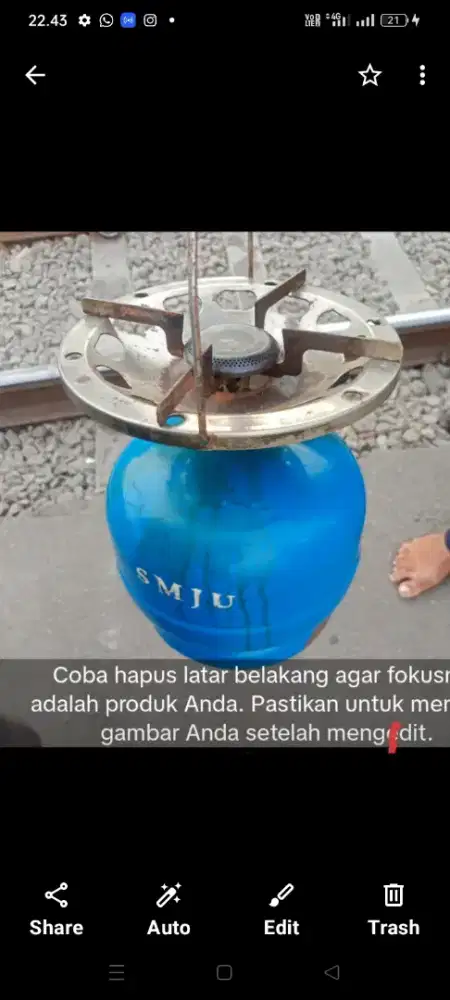 Kompor gas untuk camping