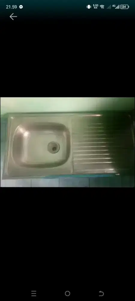 Jual BTH Jual Murah 1 Wastafel Aluminium Kndisi Msh Bgs Gak ada Minus