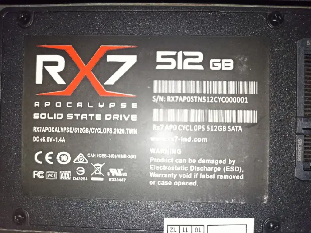SSD Laptop 512 gb Sata