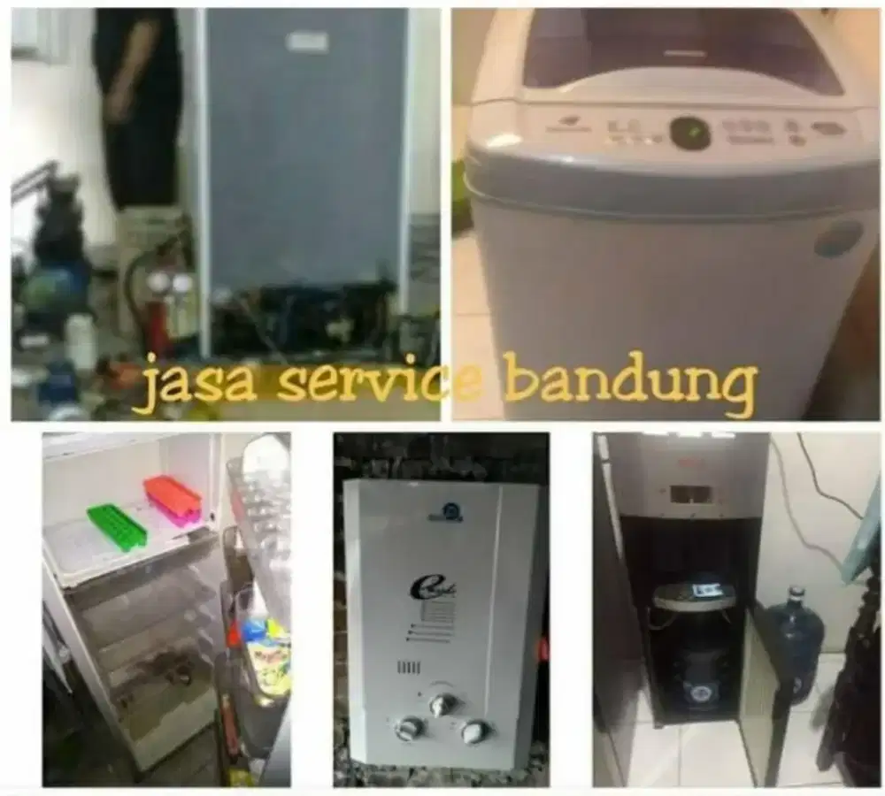 Service kulkas, mesin cuci, water heater, dispenser, kompor gas,Ac