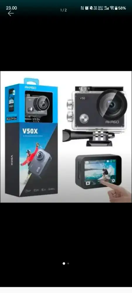 ACTION CAM AKASO V50X 4K