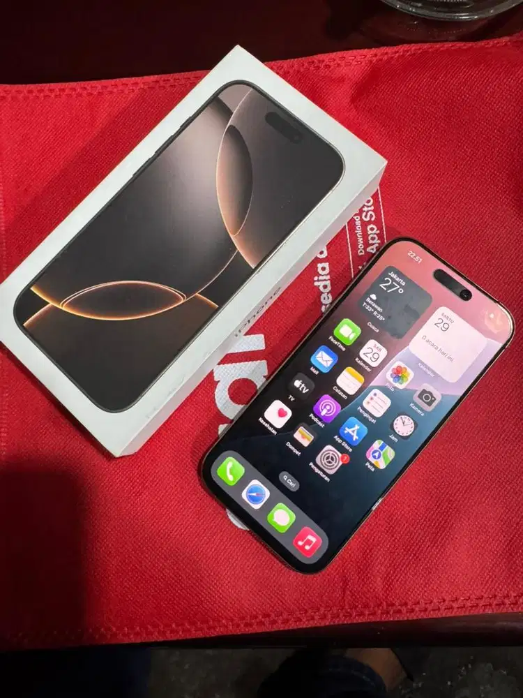 iPhone 16 Pro 256Gb iBox ON Garansi Oktober 2026
