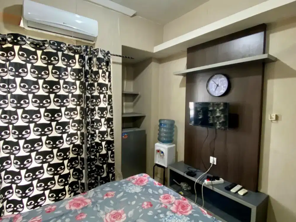 TURUN HARGA !! ROI 10% !! APARTEMEN STUDIO FULLY FURNISHED TOWER MALL GREEN PRAMUKA CITY