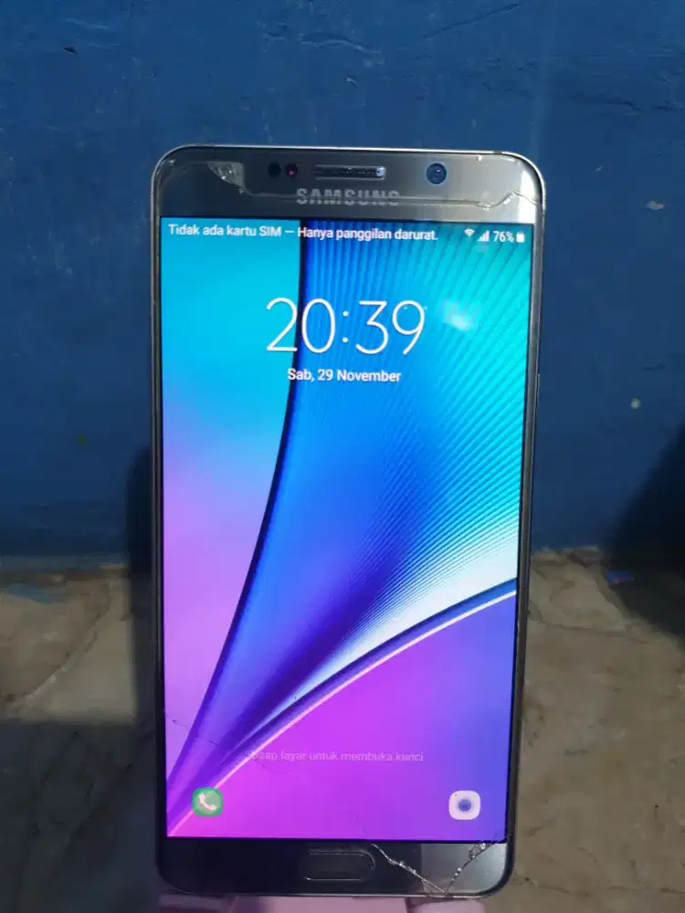 Samsung Galaxy Note 5 Ram 4GB/32GB Sein Fullset Normal