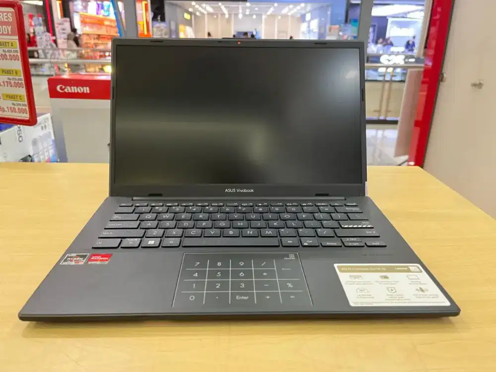 Laptop asus vivobook gaming amd ryzen 3 ram 4gb ssd 256 gb win 11