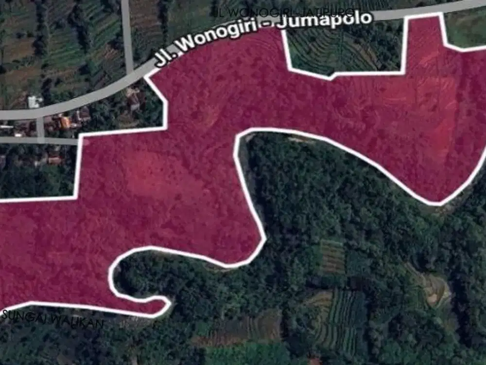 Dijual Cepat Lahan Zona Industri  Wonogiri Luas 10 Ha BU!!