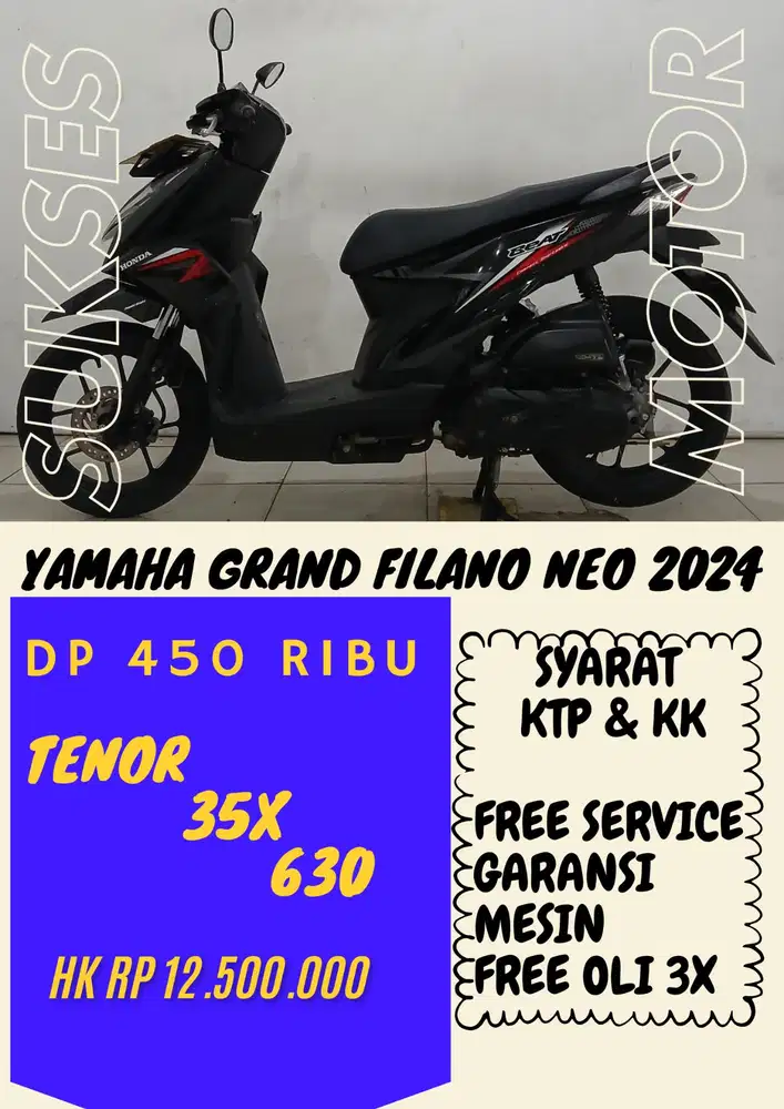 DP TERMURAH HOBDA NEW BEAT CBS 2022 DP 450 RIBU BISA CAAH/KREDIT