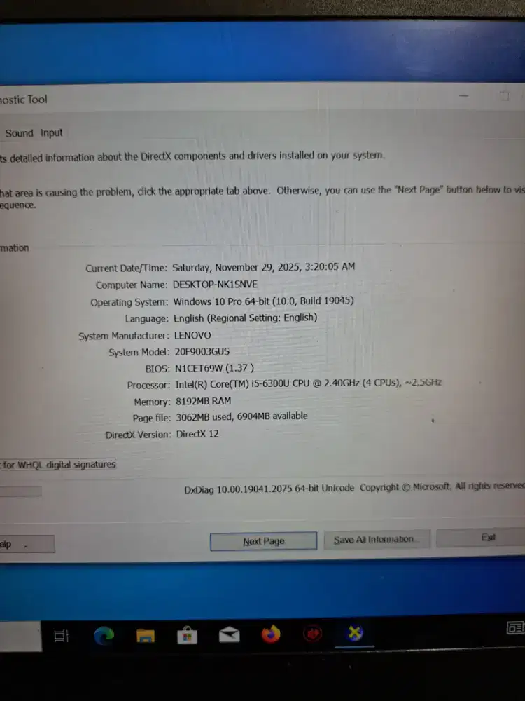 Lenovo Thinkpad T460S Touchscreen