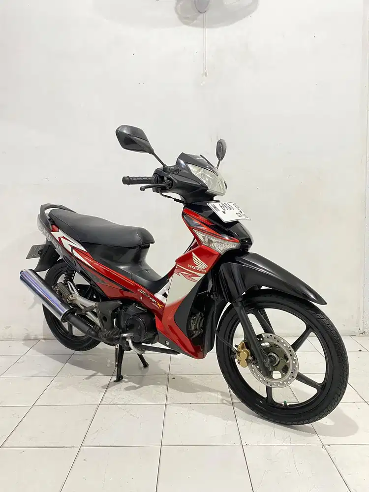 SUPRA X 125 2008 merah hitam