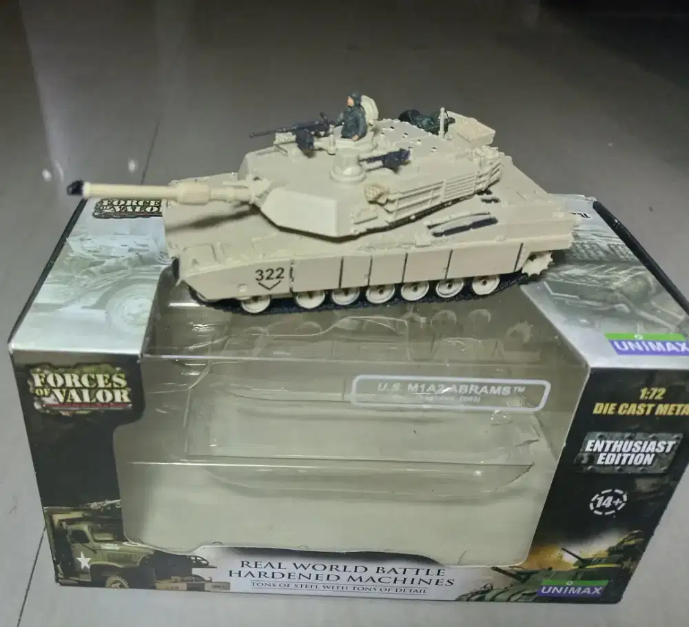 Miniatur/ Diecast Tank - US M1A2 Abrams (Baghdad 2002) Skala 1:72