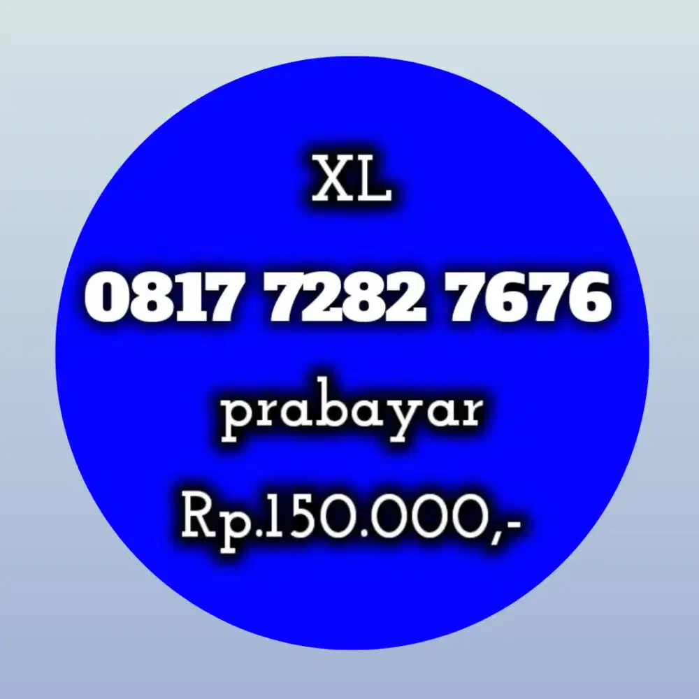 NOMOR CANTIK XL 7282 7676