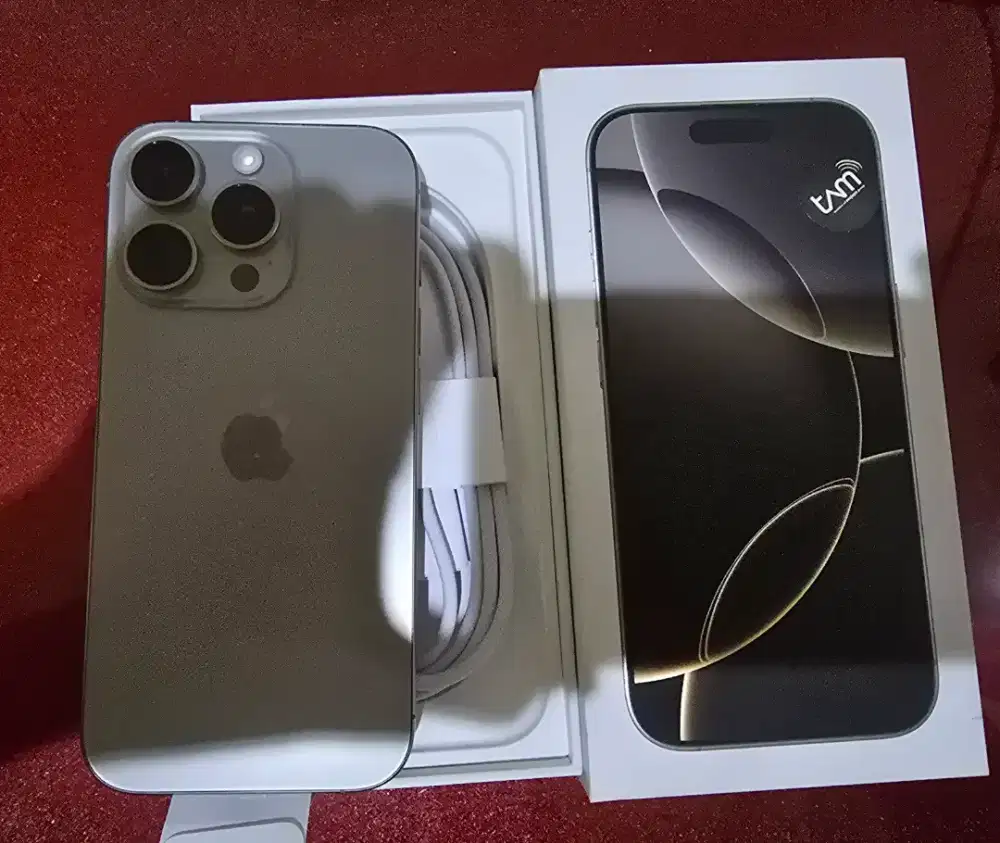 Iphone 16 pro 128gb titanium silver resmi ibox juni 2026