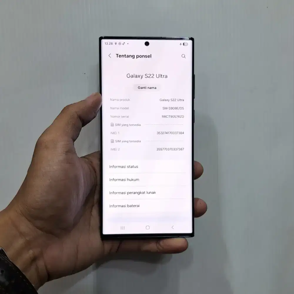 Samsung S22 Ultra 512GB SEIN ori, Dus OEM, UNIT HALAL