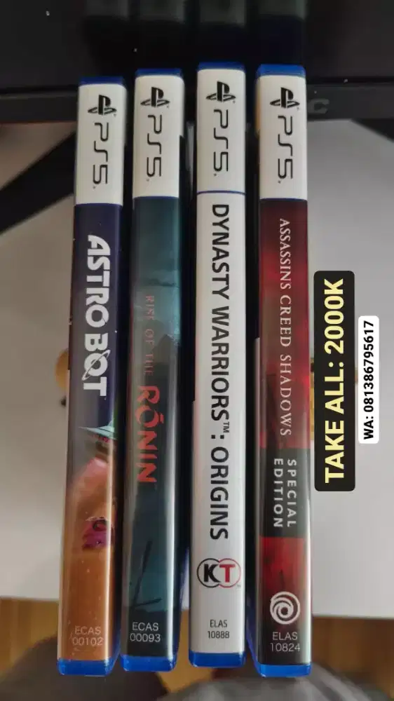 Paket BD PS5 Seken Fullset Paling Murah!!