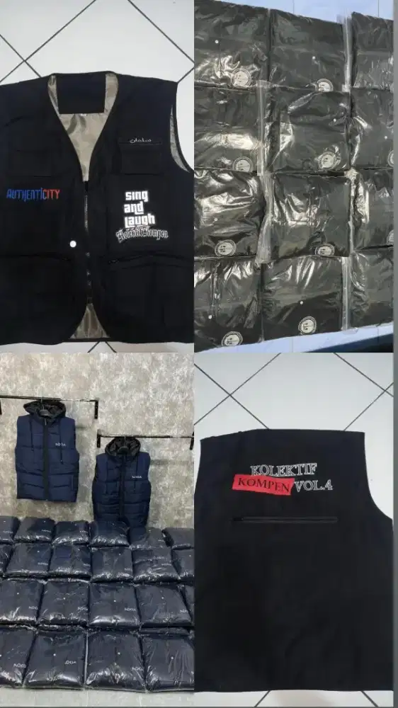 Terima Costume Jaket Rompi dan lain lain