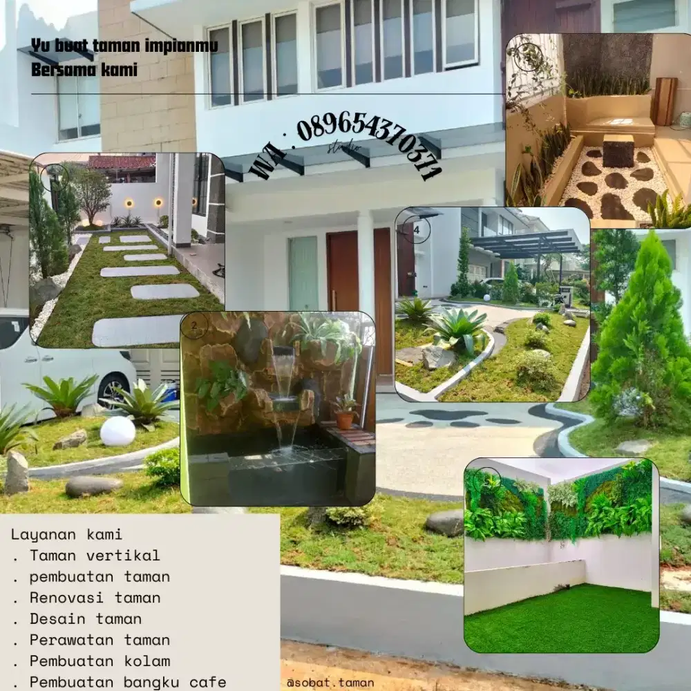 Pembuatan taman minimalis