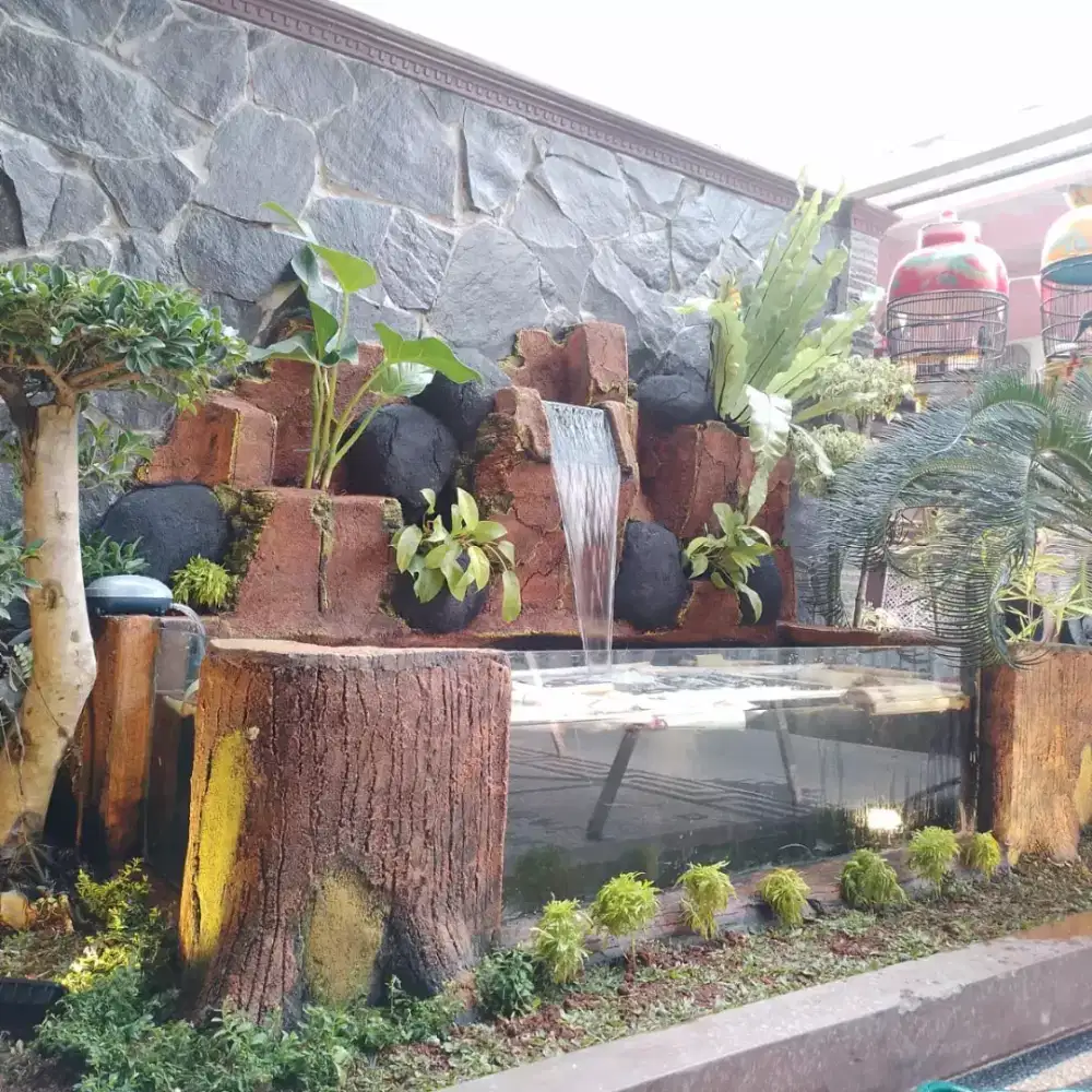 Pembuatan kolam relif