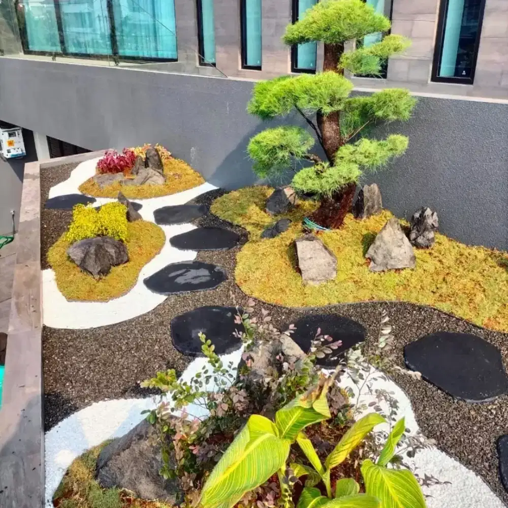Pembuatan taman minimalis
