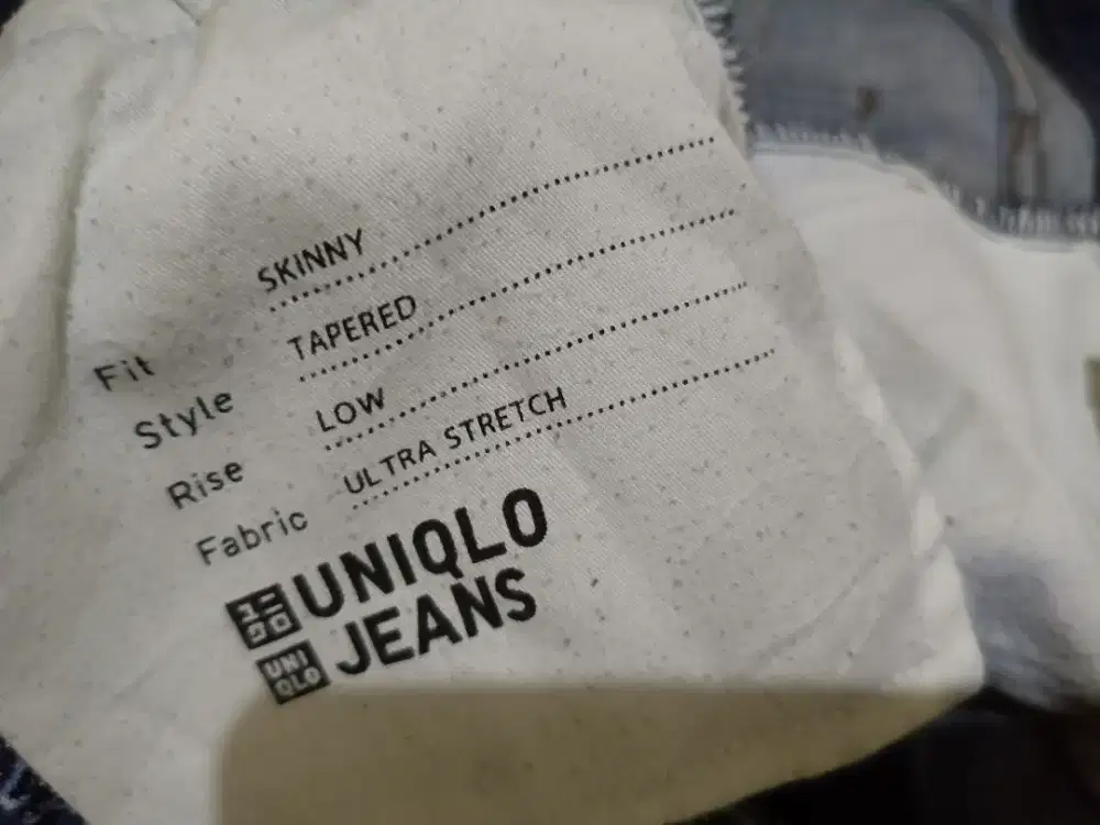 Jeans Uniqlo Sz, 27-28, Skinny, tapered, ultra stretch