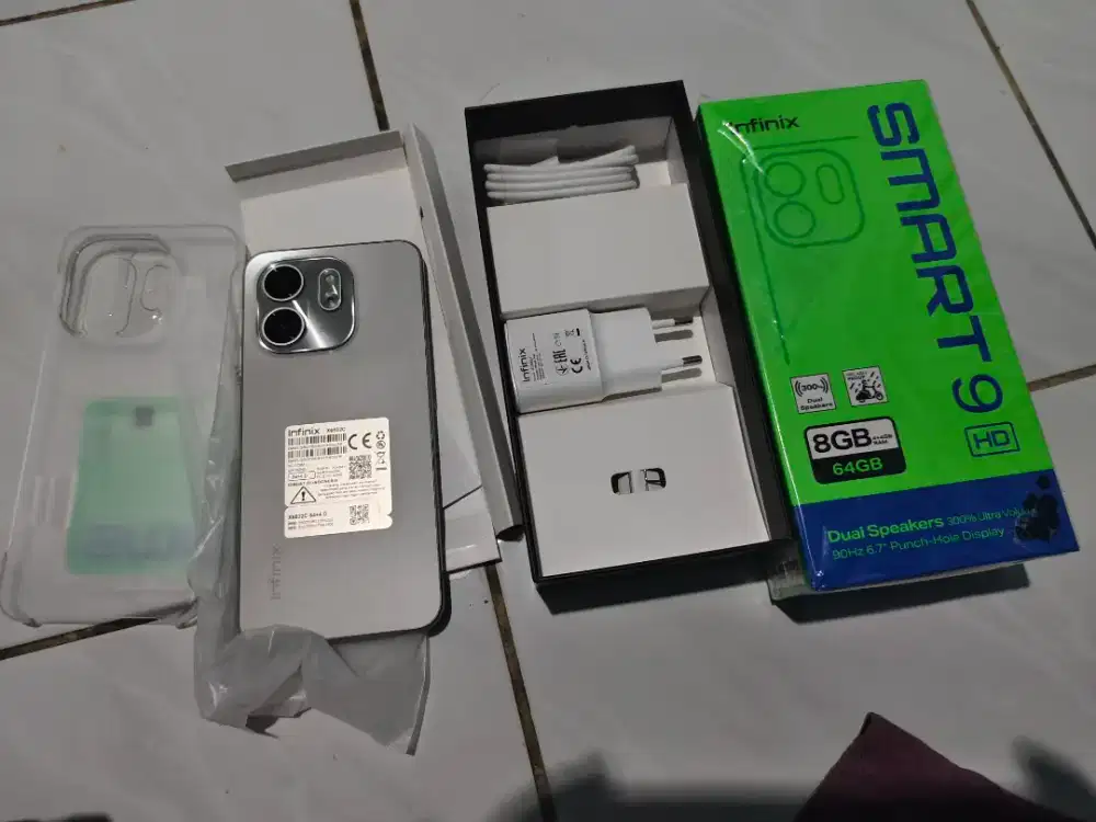 Infinix smart 9 hd ram 4/64 gb second fullset ori