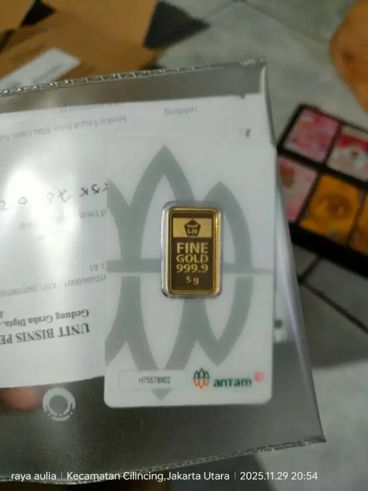 Antam fress bngt 5gr, ada 2keping