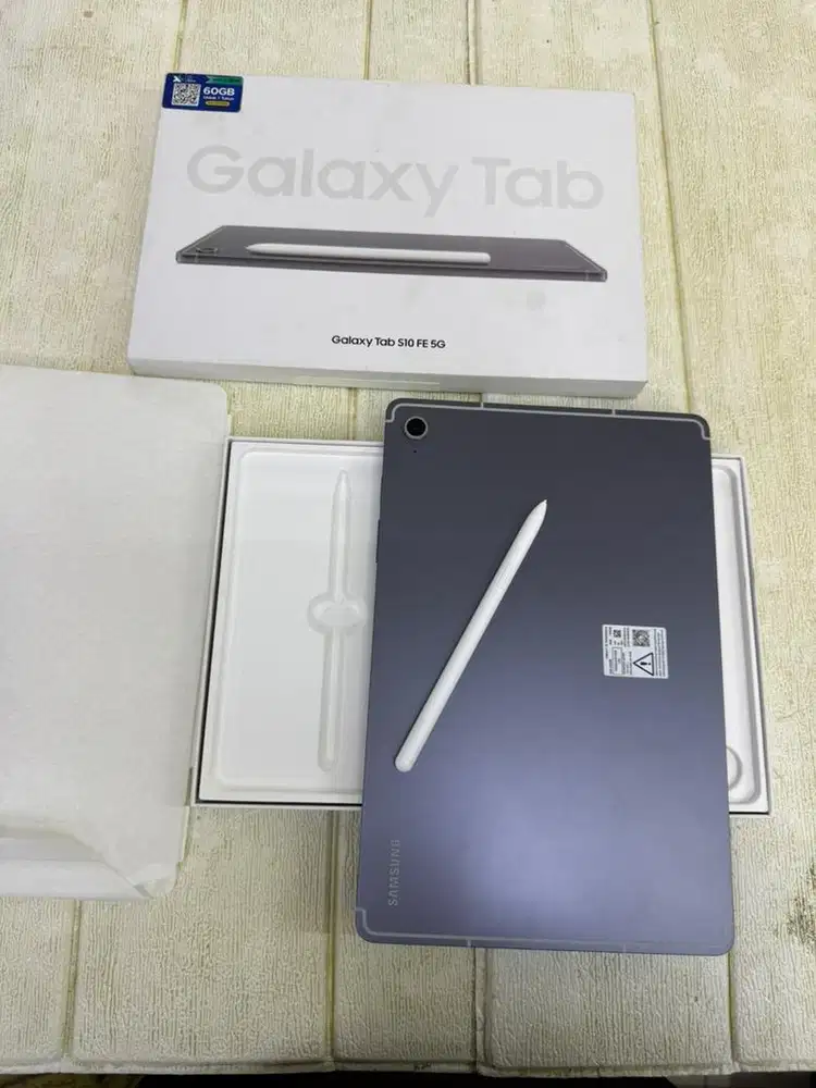 Samsung galaxy Tab S10 FE 5G 8/128gb second like new resmi sein